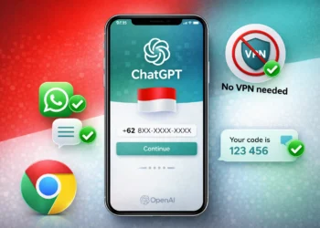 Verifikasi ChatGPT dengan nomor Indonesia via WhatsApp atau SMS tanpa perlu VPN