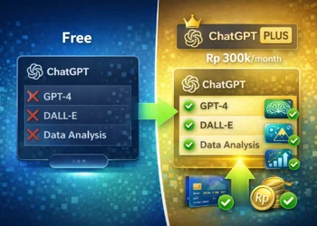 Perbandingan fitur ChatGPT gratis vs Plus dengan harga Rp 300 ribu per bulan