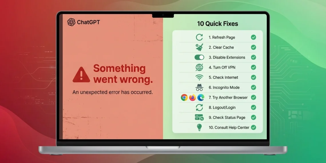 Panduan lengkap 10 cara mengatasi error Something went wrong di ChatGPT dengan solusi troubleshooting efektif