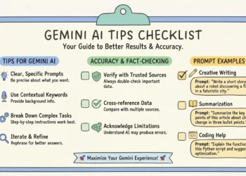 Ilustrasi tips meningkatkan akurasi hasil Gemini AI