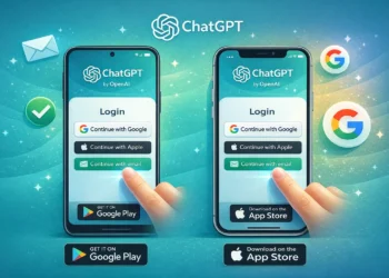 login chatgpt di hp