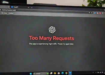 Ilustrasi pesan error Too Many Requests di ChatGPT dengan tampilan layar yang menunjukkan notifikasi batas penggunaan dan cara mengatasinya